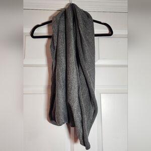 Steve Madden Gray Silver Sparkle Infinity Scarf